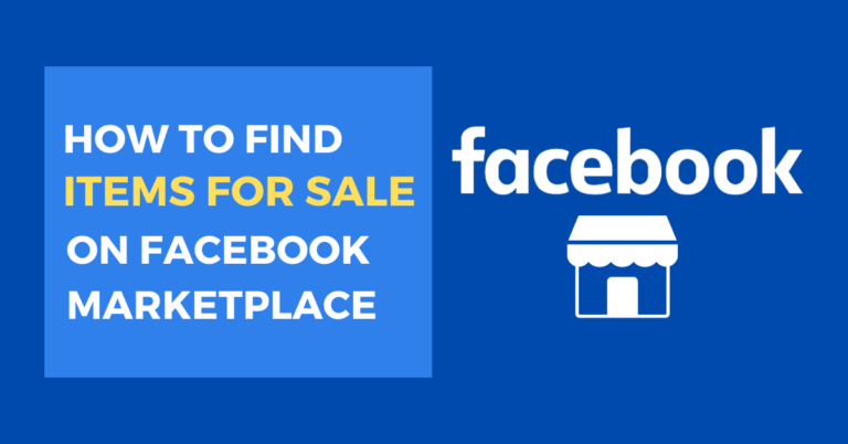 15 Way to Find Items for Sale on Facebook Marketplace Near Me