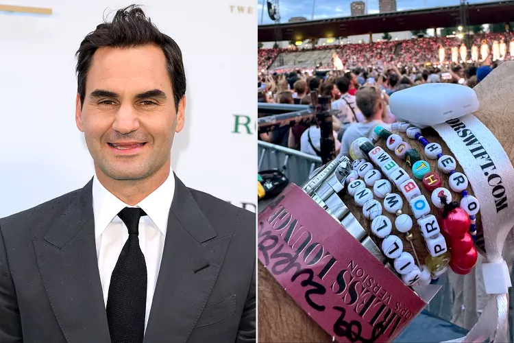 Roger Federer Shows Off His Stack of Friendship Bracelets as He Enjoys Taylor Swift’s Eras Tour with His Family